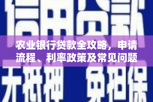 勐腊农业银行贷款全攻略，申请流程、利率政策及常见问题解析