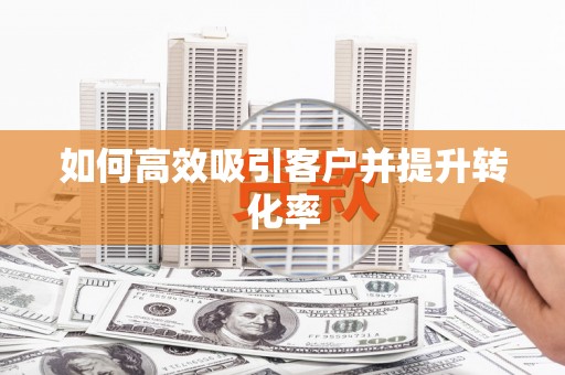 勐腊如何高效吸引客户并提升转化率