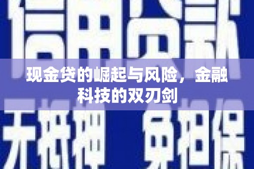 勐腊现金贷的崛起与风险，金融科技的双刃剑