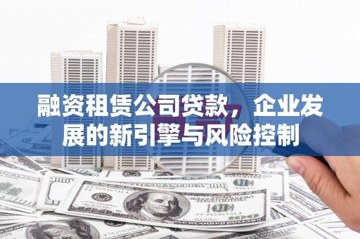 勐腊融资租赁公司贷款，企业发展的新引擎与风险控制