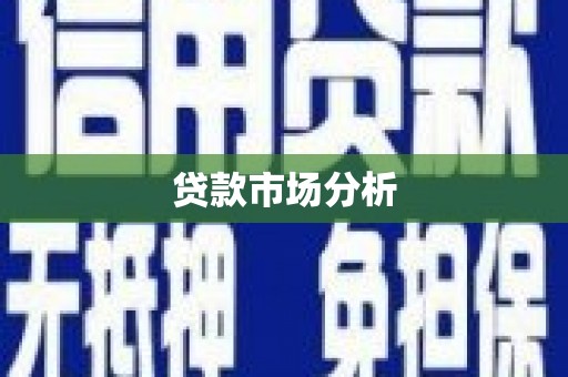 勐腊贷款市场分析