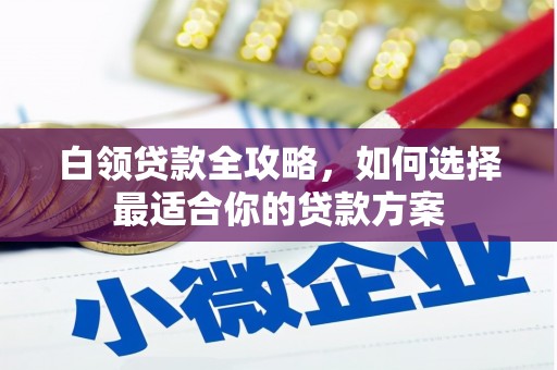 勐腊白领贷款全攻略，如何选择最适合你的贷款方案
